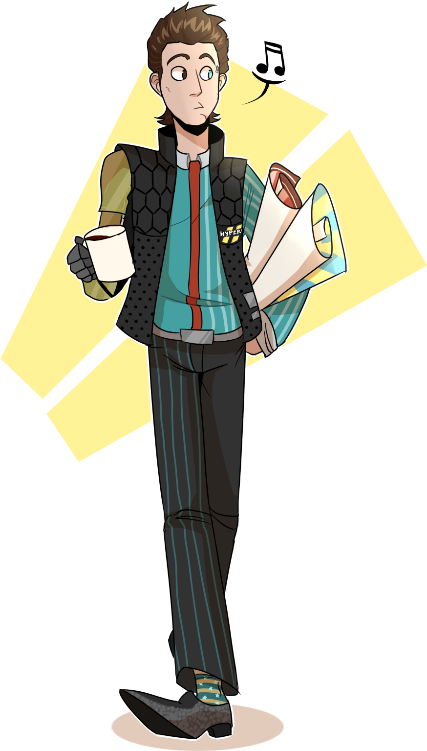 Candy Mint Guy - Tales From The Borderlands (988x1693), Png Download