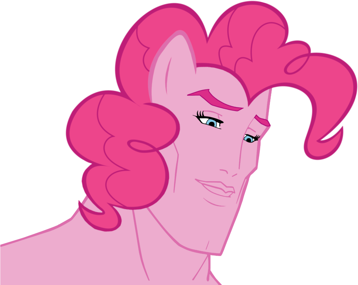Bust, Earth Pony, Handsome, Handsome Face, Manly, Pinkie - My Little Pony: Friendship Is Magic (1280x1023), Png Download