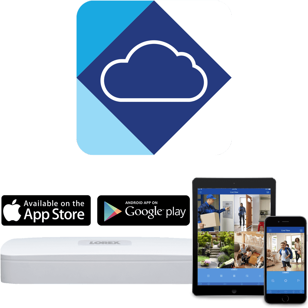 Lorex Cloud App - Available On The App Store (1200x1200), Png Download