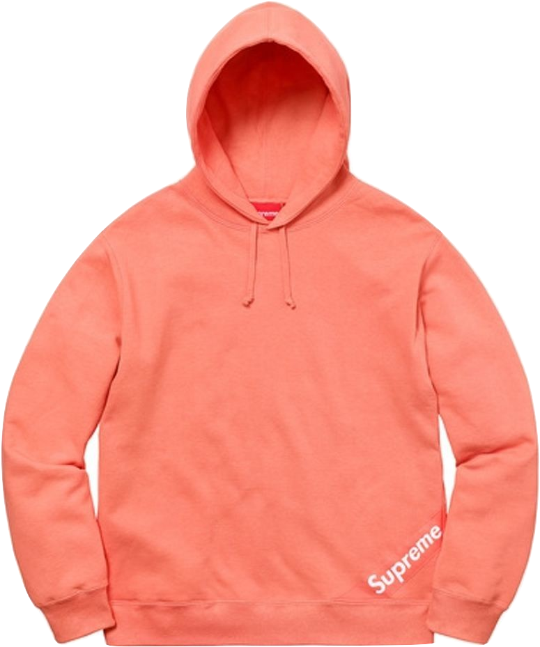 Supreme Corner Label Hoodie (928x928), Png Download