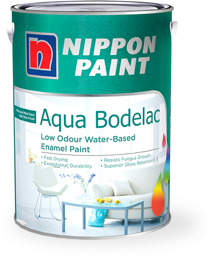 From $28 - - Nippon Paint Aqua Bodelac (745x894), Png Download