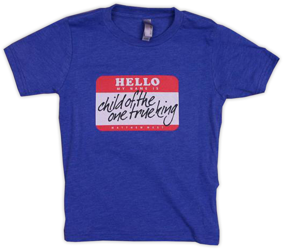 Hello My Name Is Kids Tee - T-shirt (1001x1001), Png Download