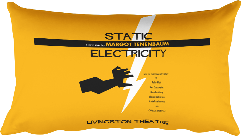 Static Electricity Pillow The Royal Tenenbaums - Snooze (1000x1000), Png Download