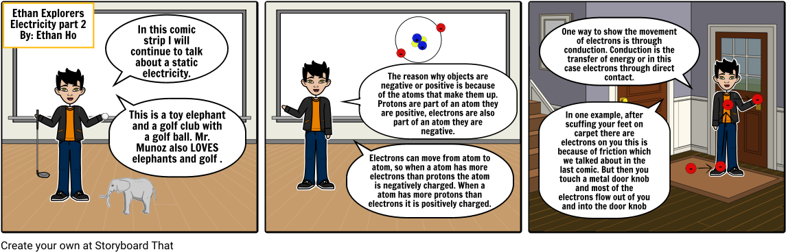 Ethan Explores Electricity (1164x385), Png Download