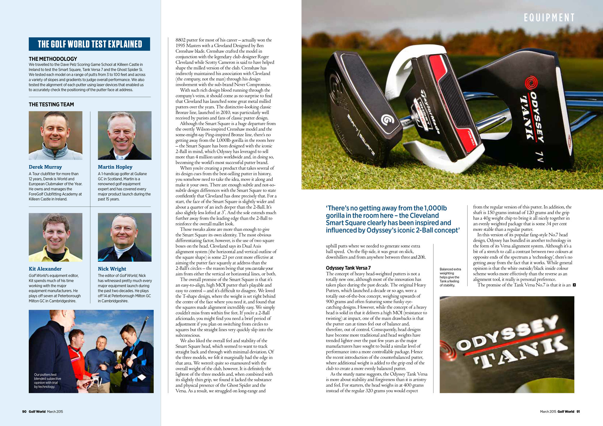Equipment The Putters Test - Putter (2000x1414), Png Download