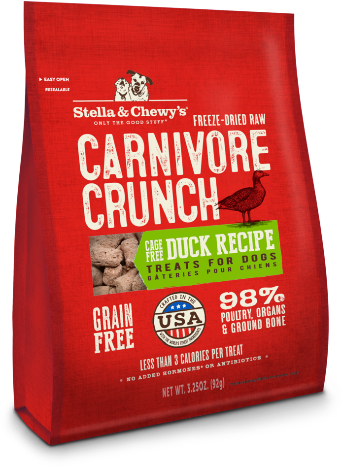 Stelladogcrunchduck3 - 25oz - Stella And Chewy Carnivore Crunch (1024x1024), Png Download