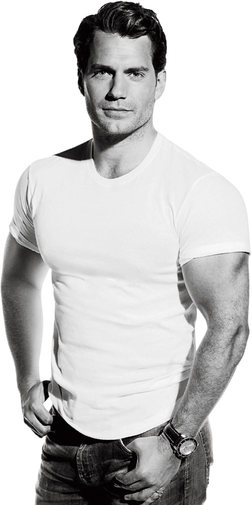 Henry Cavill Png - Henry Cavill Men's Fitness Photoshoot (1238x1619), Png Download