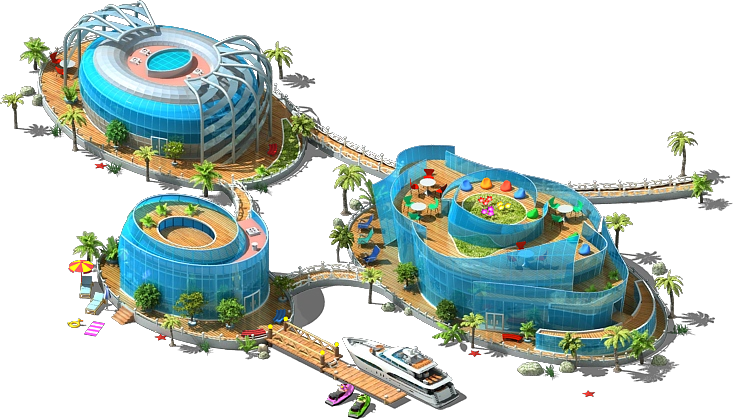 Drifting Islands Cultural Complex L3 - Wiki (733x420), Png Download