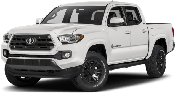 2017 White Tacoma - 2018 Toyota Tacoma Sr5 Double Cab (720x494), Png Download