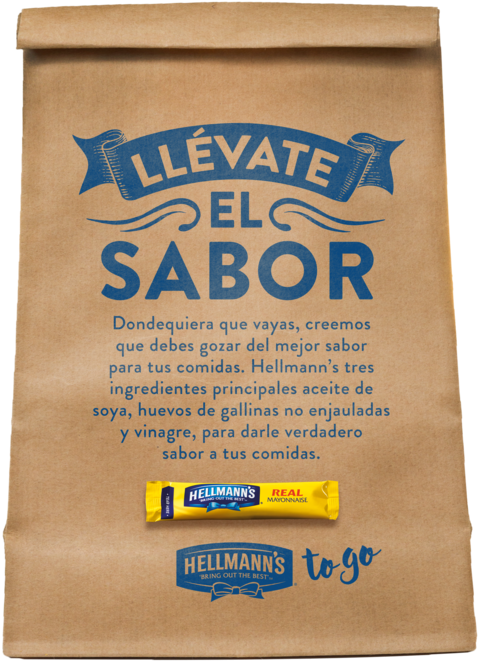 Hellmanns Brownbag Isolated - Portable Network Graphics (1000x839), Png Download