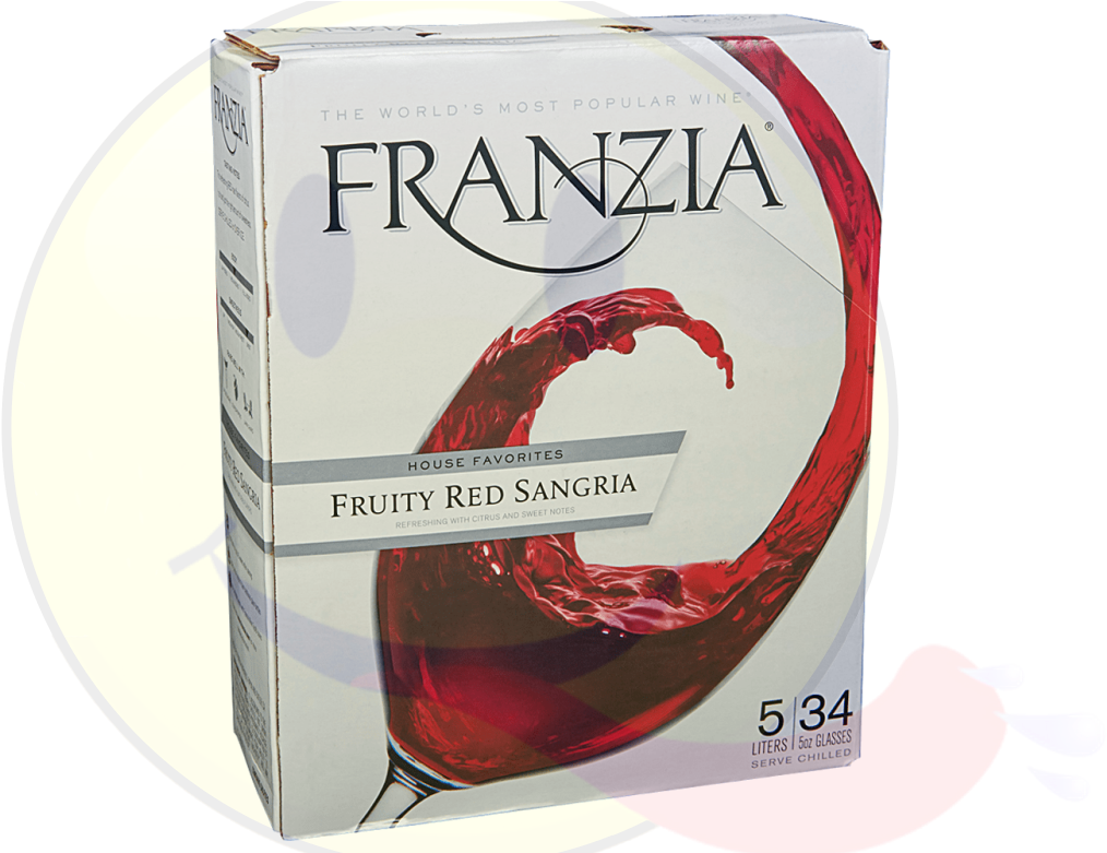 Franzia Sangria Png Franzia Sangria - Franzia Box Wine (1040x780), Png Download