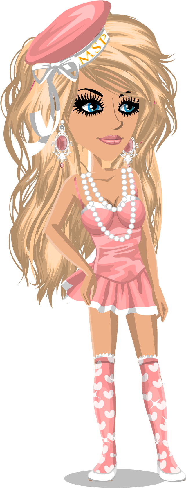 Pink Sailor - Portable Network Graphics (659x1686), Png Download