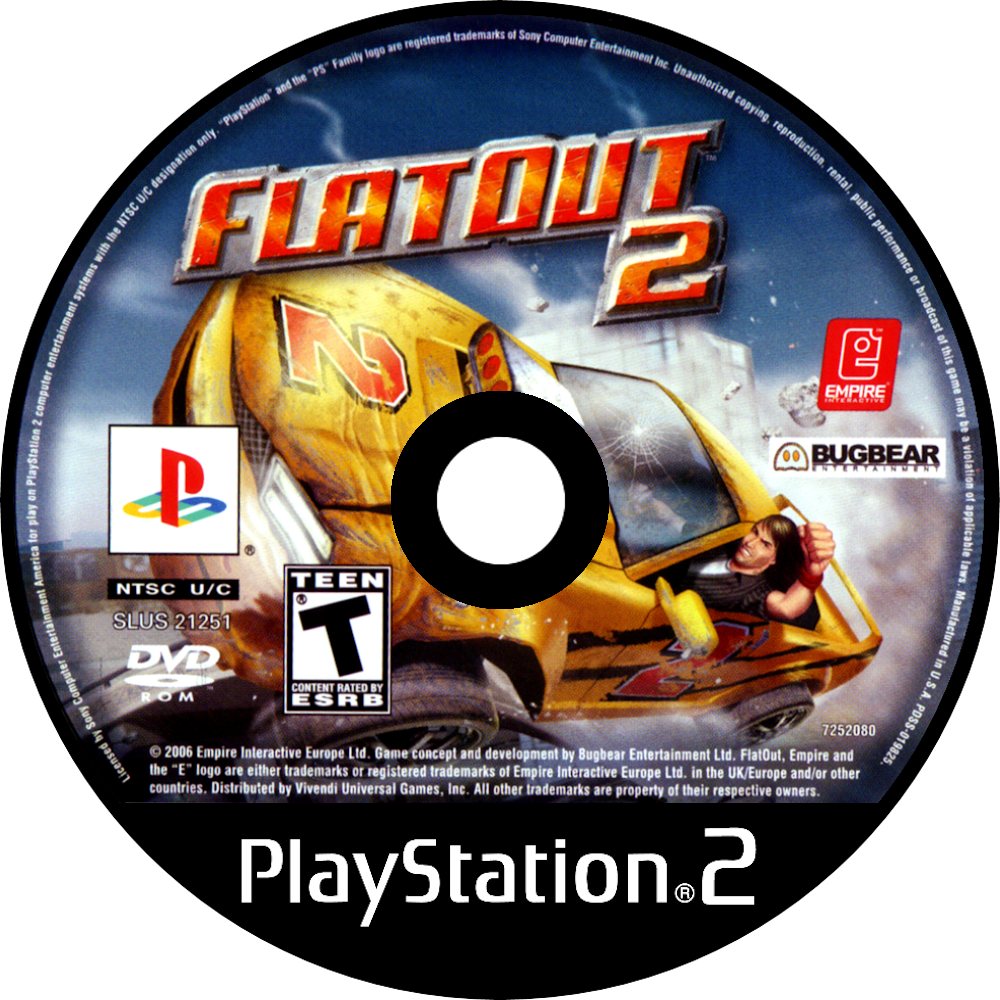 Flatout - Flatout 2 [xbox Game] (1000x1000), Png Download