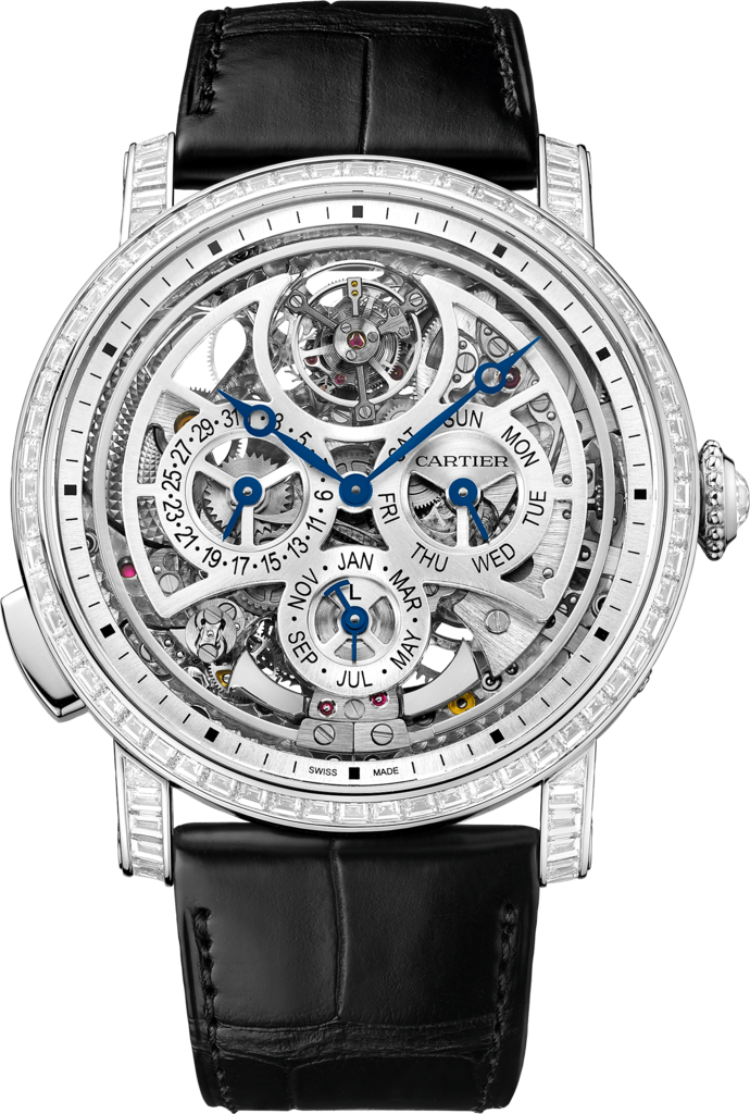 Rotonde De Cartier Grande Complication Skeleton Watch45 - Rotonde De Cartier (690x1024), Png Download