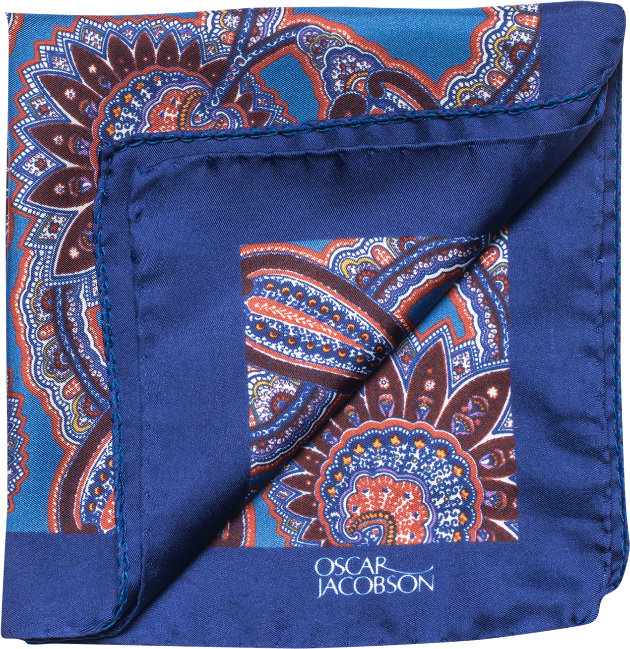 Oscar Jacobson Handkerchief 234 - Blauw One Size Heren (1400x1400), Png Download