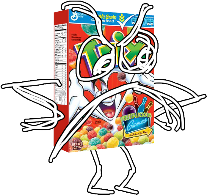 The Perfect Oc Character - General Mills Trix Cereal 10.7 Oz Pack (750x750), Png Download