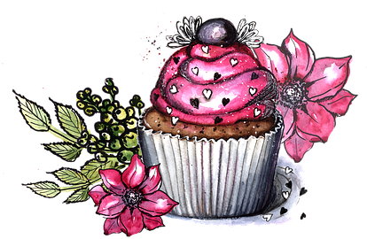 Cupcake, Figure, Delicious, Bakery, Baking, Cream - Cupcake (720x720), Png Download
