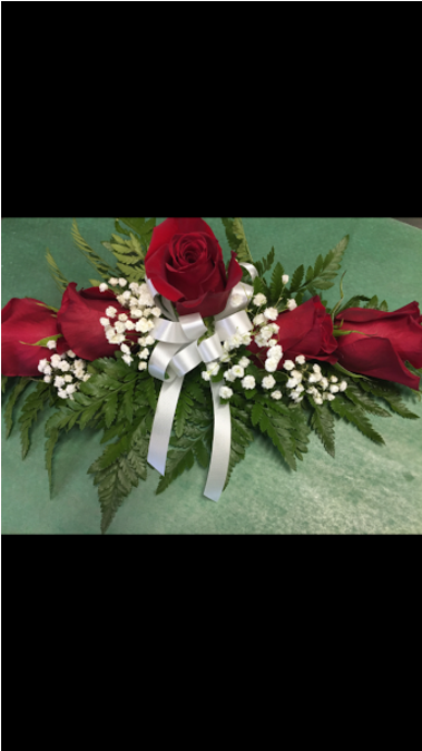 Lid Corsage - Garden Roses (600x673), Png Download