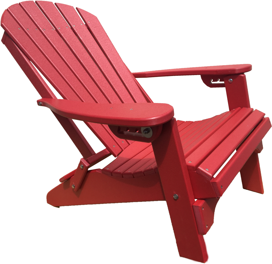 Reclining Adirondack Chair Poly Outdoor Patio Furniture (1088x1000), Png Download