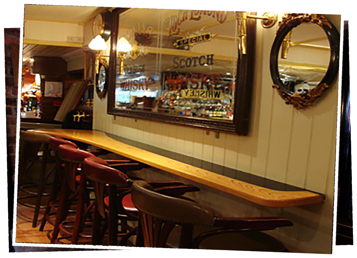 The Goat Bar Counter Shelf - Bar (1400x932), Png Download