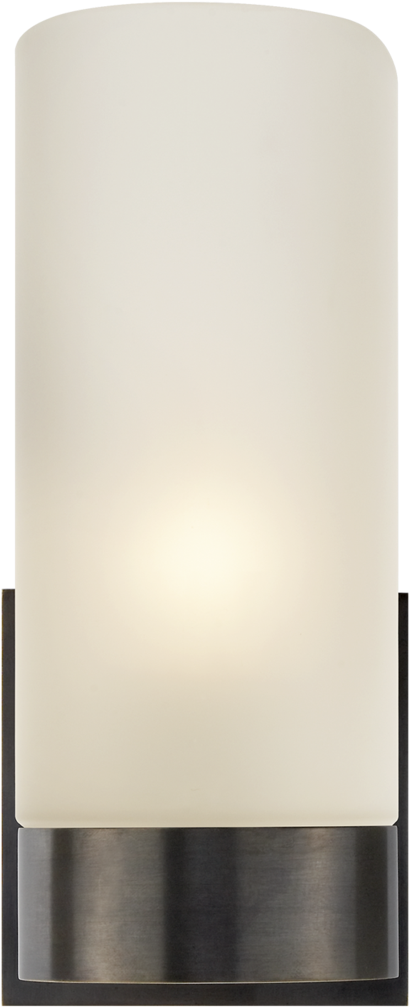 Download Urbane Sconce In Bronze With Frosted Glass Visual