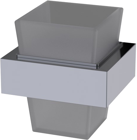 Tumbler Holder Project Chrome Brass / Frosted Glass - Drawer (750x600), Png Download