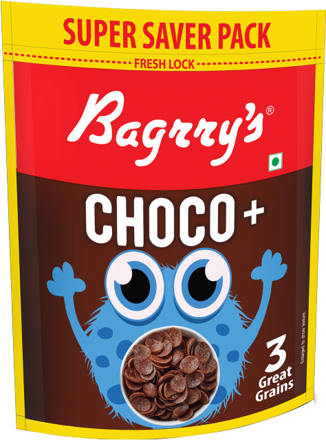 Choco With 3 Great Grains - Bagrry's Protein Muesli With Whey Protein , Almonds (657x657), Png Download