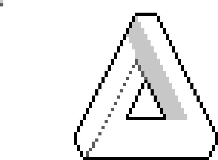 Penrose Triangle - Infinite Triangle (1030x700), Png Download