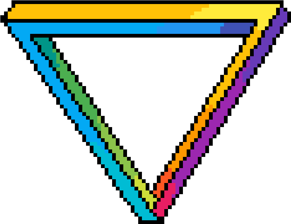 The Penrose Triangle - Penrose Triangle (1200x1200), Png Download