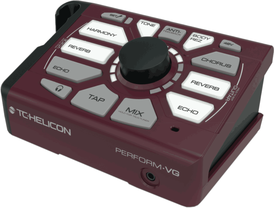 Perform Vg Mic Stand Mount Vocal And Acoustic Guitar - Tc Helicon Perform-vg Vocal And Acoustic Guitar Processor (1100x844), Png Download