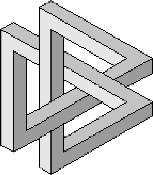 Лента Мёбиуса - Figure Impossible (600x622), Png Download