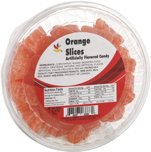 Orange Slices Png (600x600), Png Download