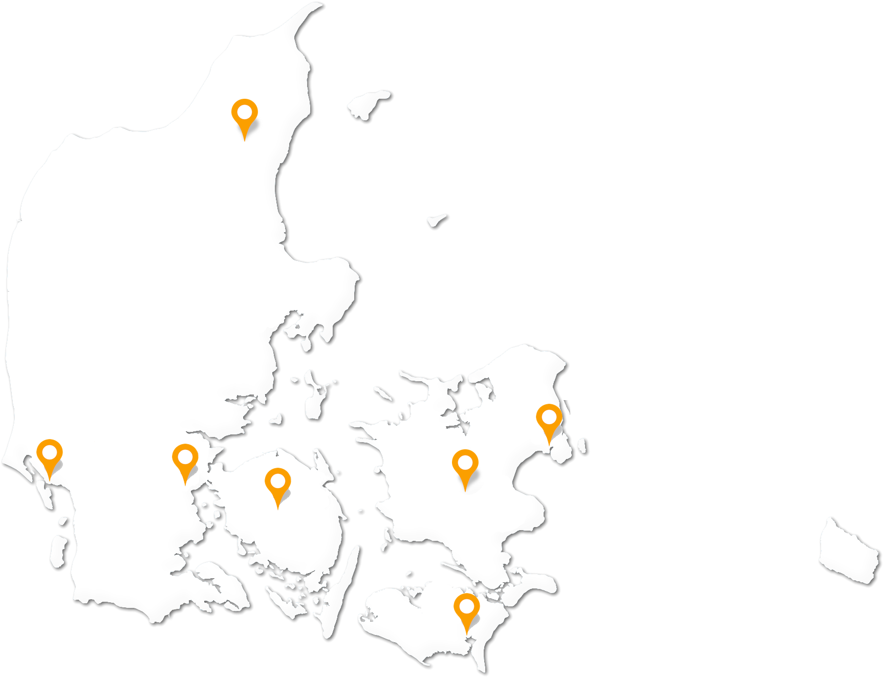 Fortrolig, Uvildig Og Gratis Økonomi- Og Gældsrådgivning - Map Of Universities In Denmark (1836x1479), Png Download