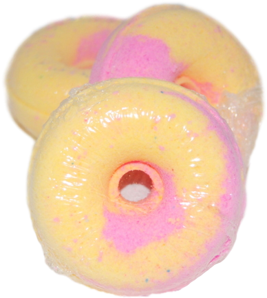 Butterfly Kisses Donut Bath Bomb (800x636), Png Download