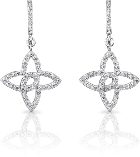 Les Ardentes Simple Flower Sleepers Via Louis Vuitton - Louis Vuitton (900x900), Png Download