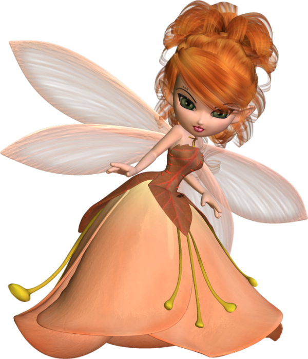 Fairy Cookie Doll (600x699), Png Download