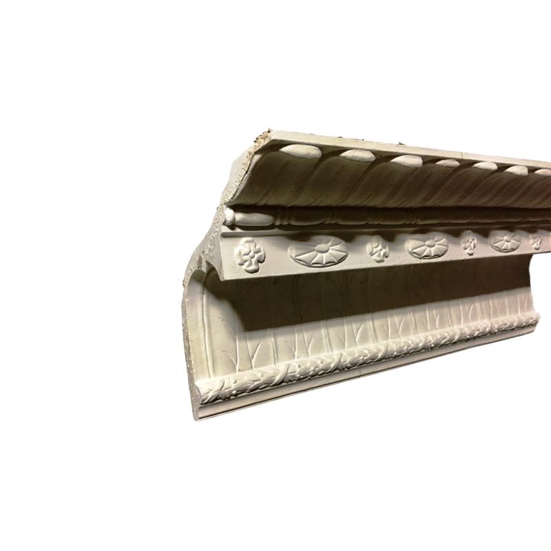 Plaster Crown Molding Colonial 5-3/4" P X 6" D X - Escalator (800x800), Png Download