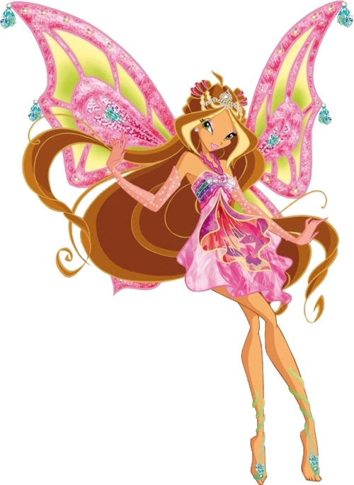 The Fan Favorite Fairy Form For Having The Most Beautiful - Winx Flora (500x684), Png Download