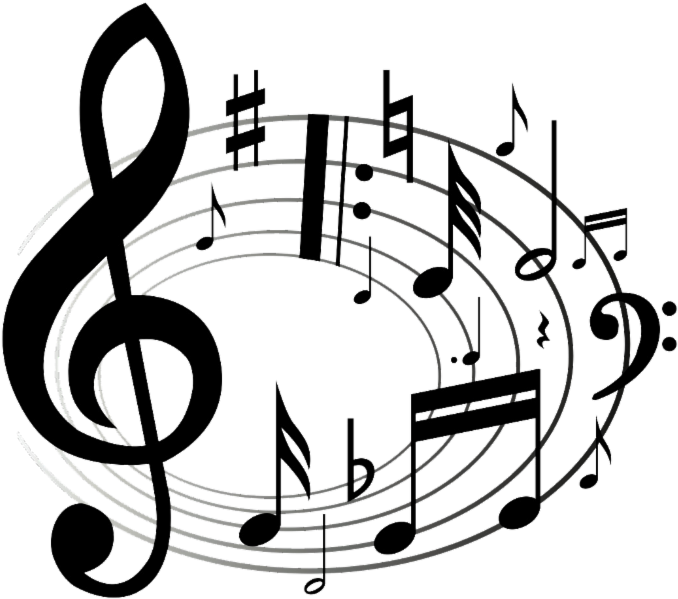 The Hadley Jazz Bands Kicked Off February With An Incredible - Music Notes Clipart (800x800), Png Download
