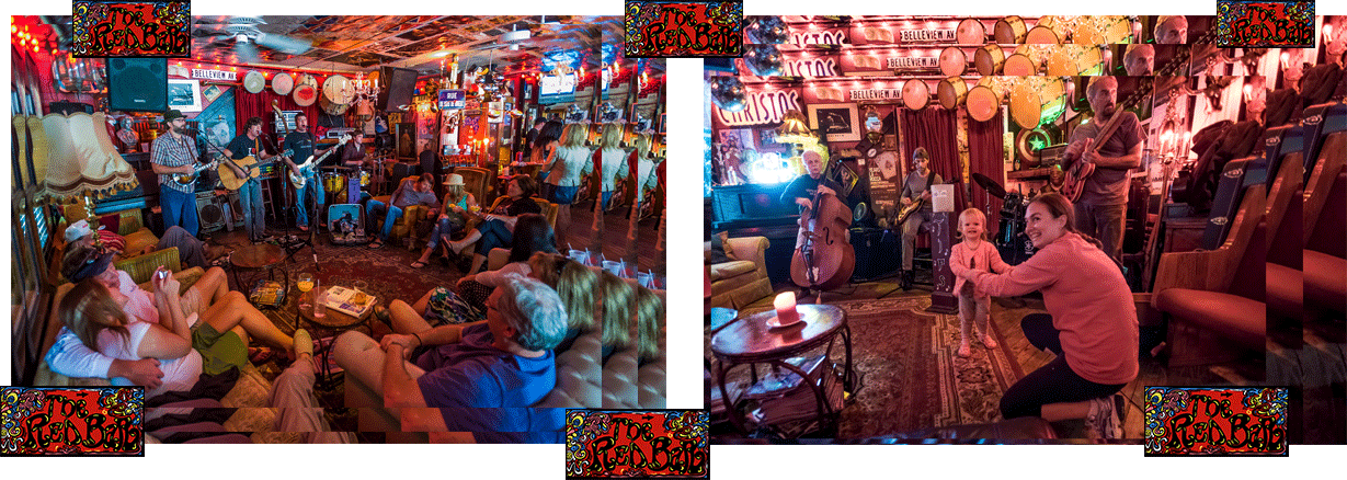 The Red Bar Jazz Band Is As Much A Part Of The Red - Red Bar Destin (1229x438), Png Download