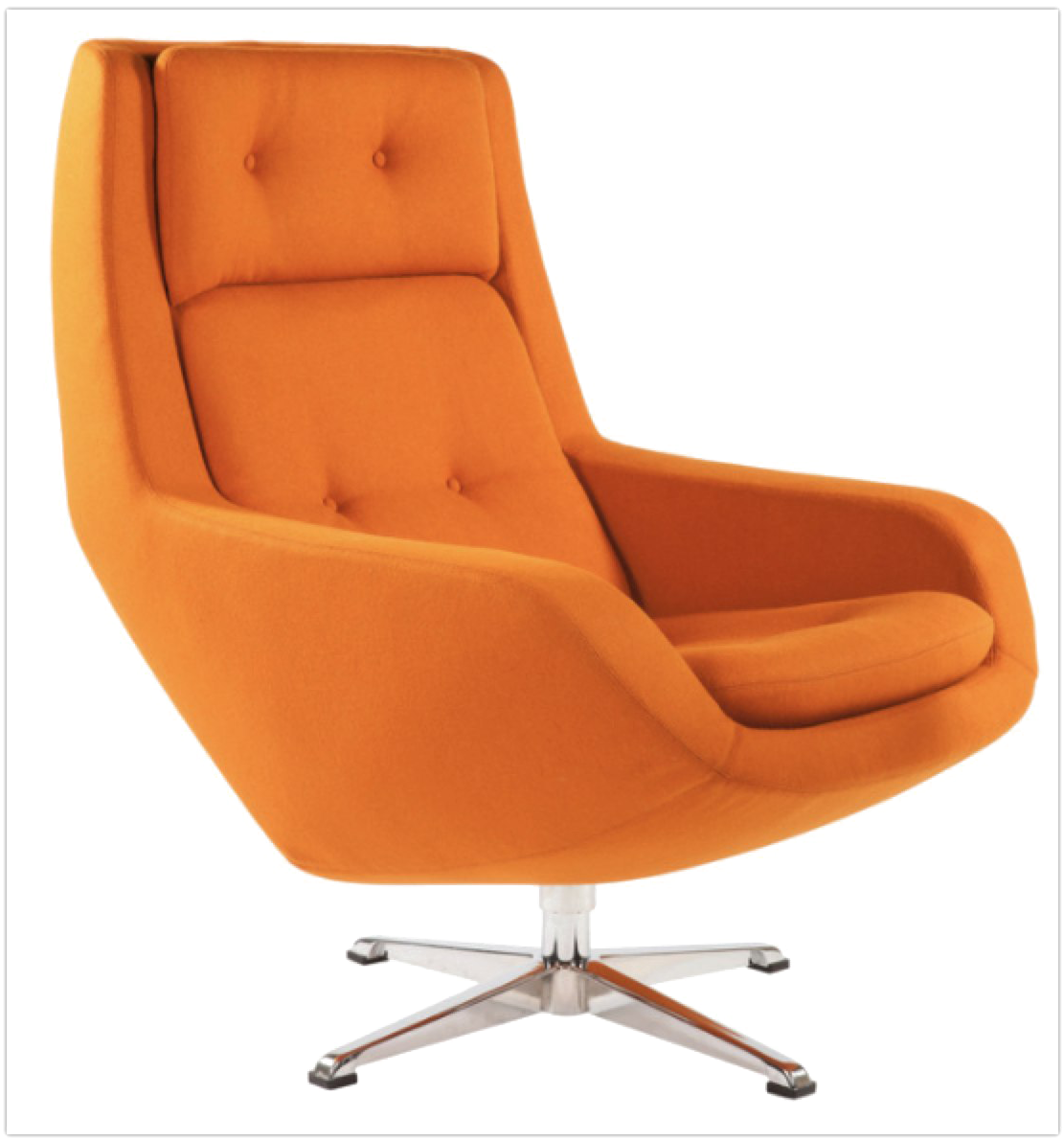 Lounge Chair Png Free Download - Mid Century Modern Chair Png (1118x1194), Png Download