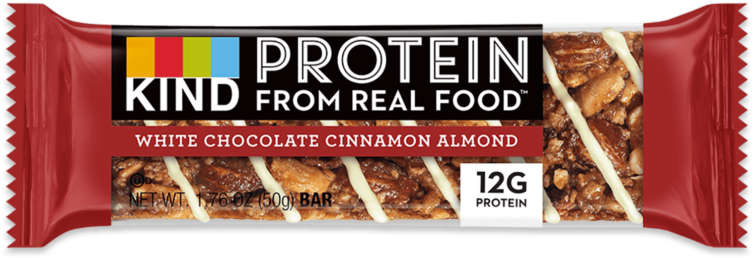White Chocolate Cinnamon Almond - Kind Protein White Chocolate Cinnamon Almond (1334x564), Png Download