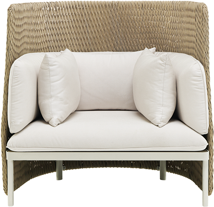 Esedra Highback Lounge Armchair - Ethimo Highback Lounge Armchair (800x600), Png Download