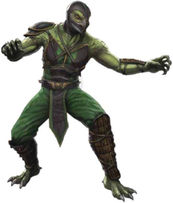 Furries - Mortal Kombat 2011 Reptile (600x700), Png Download