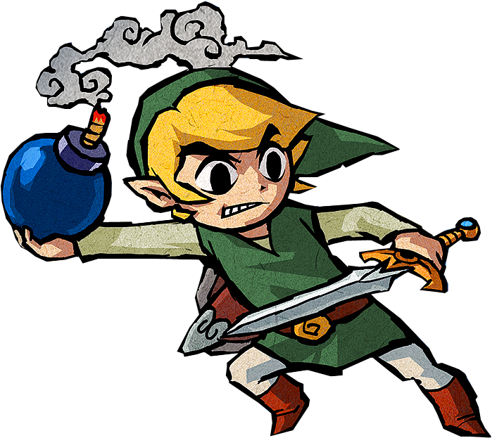 Wind Waker/phantom Hourglass Photo Linkrenderd (713x692), Png Download