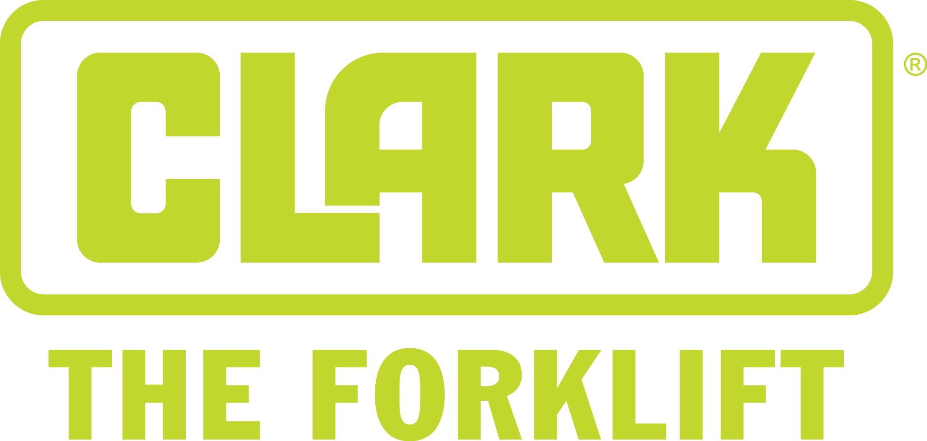 Clark Forklift Logo (1907x908), Png Download