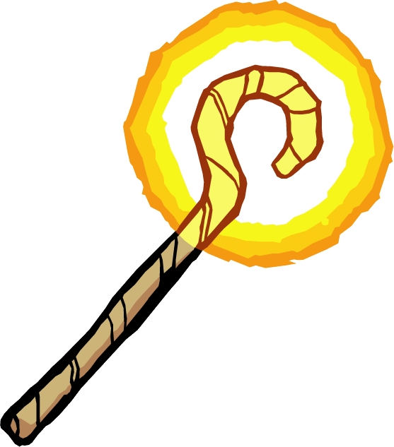 The Cane Was Then Hidden In The Cave Of Flames, Along - Zelda Cane Of Pacci (557x633), Png Download