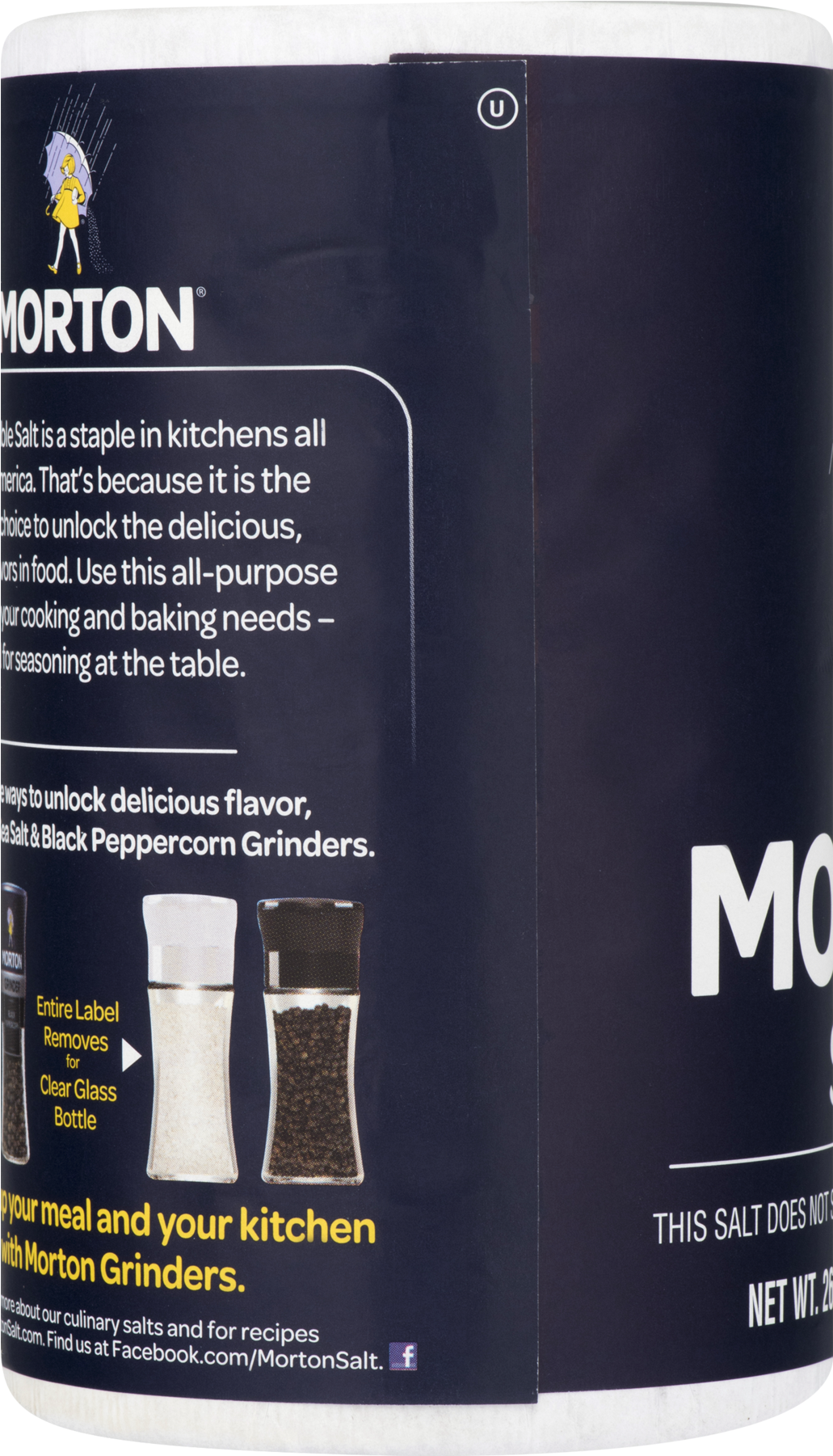 Morton Table Salt, All Purpose Non Iodized Salt For - Coffee (1800x1800), Png Download