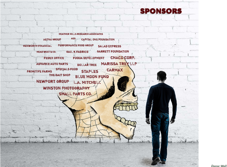 Donorwall Forsite - Wall (1000x583), Png Download