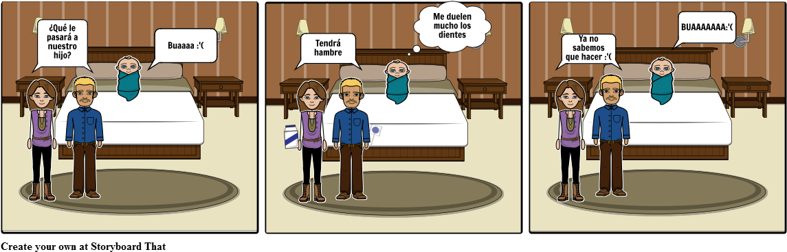 Situación Padres - Cartoon (1164x385), Png Download